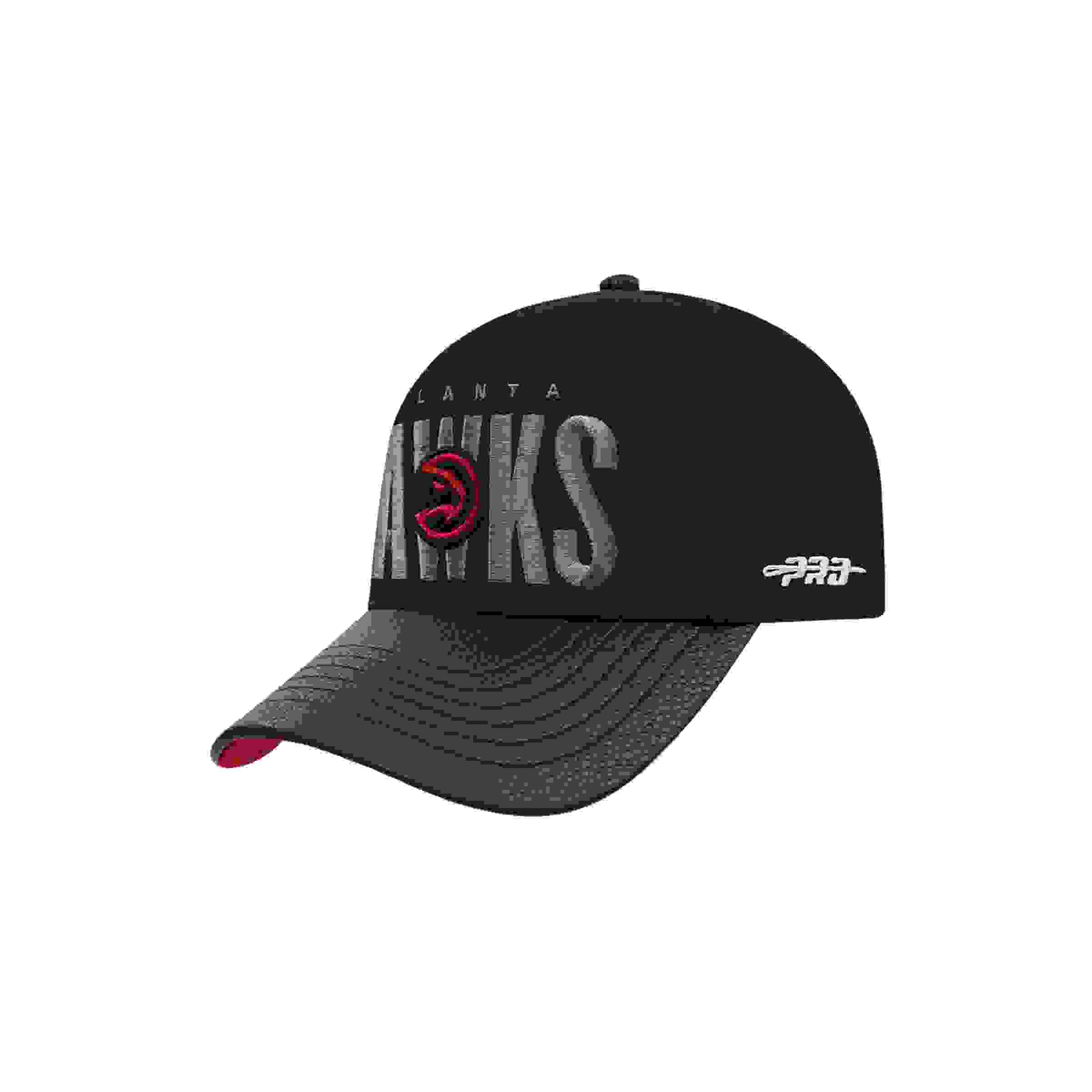 Pro Standard Atlanta Hawks Shadow Drop Black Snapback Hat